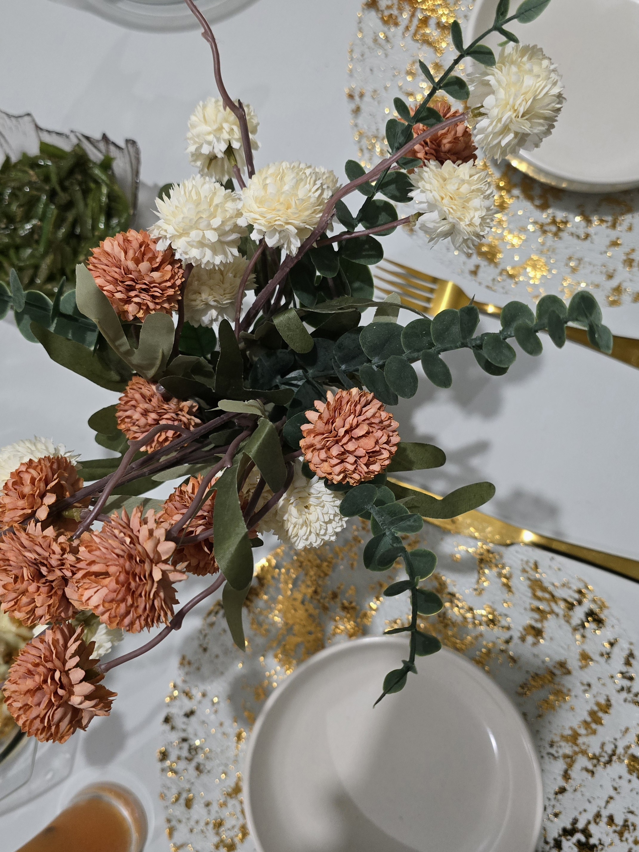 Giggle Factory elegant bridal shower table styling